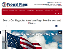 Tablet Screenshot of federalflags.com